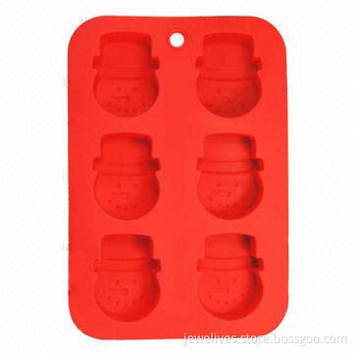 Snowman-shaped Cake Mold, Made of Food-grade Silicone, Bakeware, Cake Pans